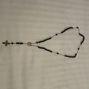 Rosario onyx and silver